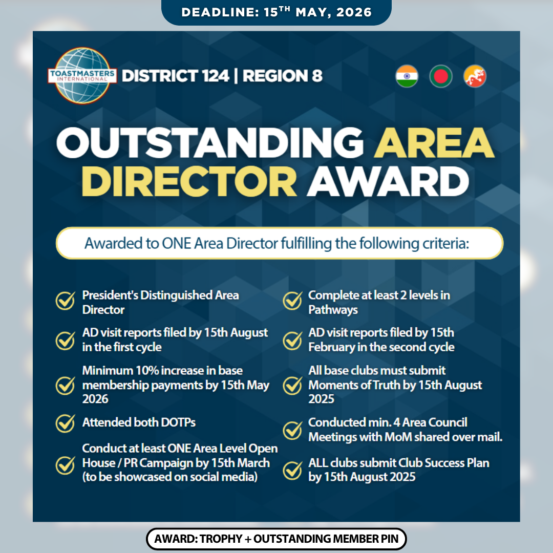 Outstanding Area Director Award